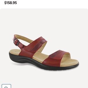 Women's Red Sandals Sas never worn